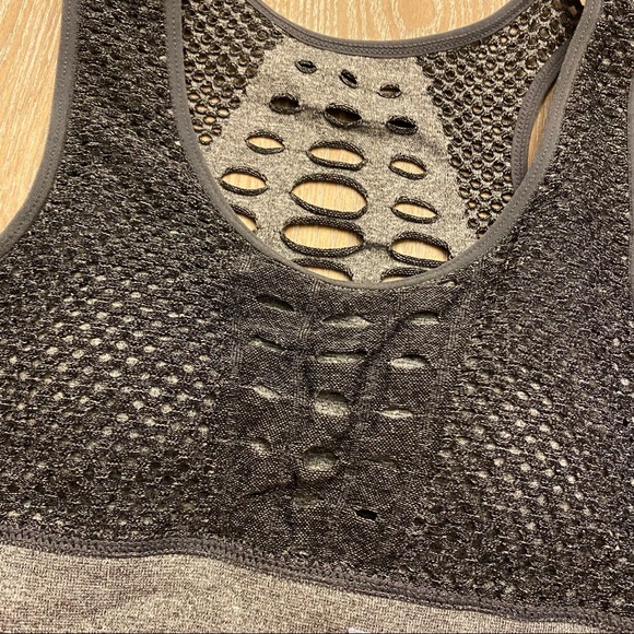 AEROPOSTALE Sport Laser Cut Wicking Sports Bra - Picture 2 of 9